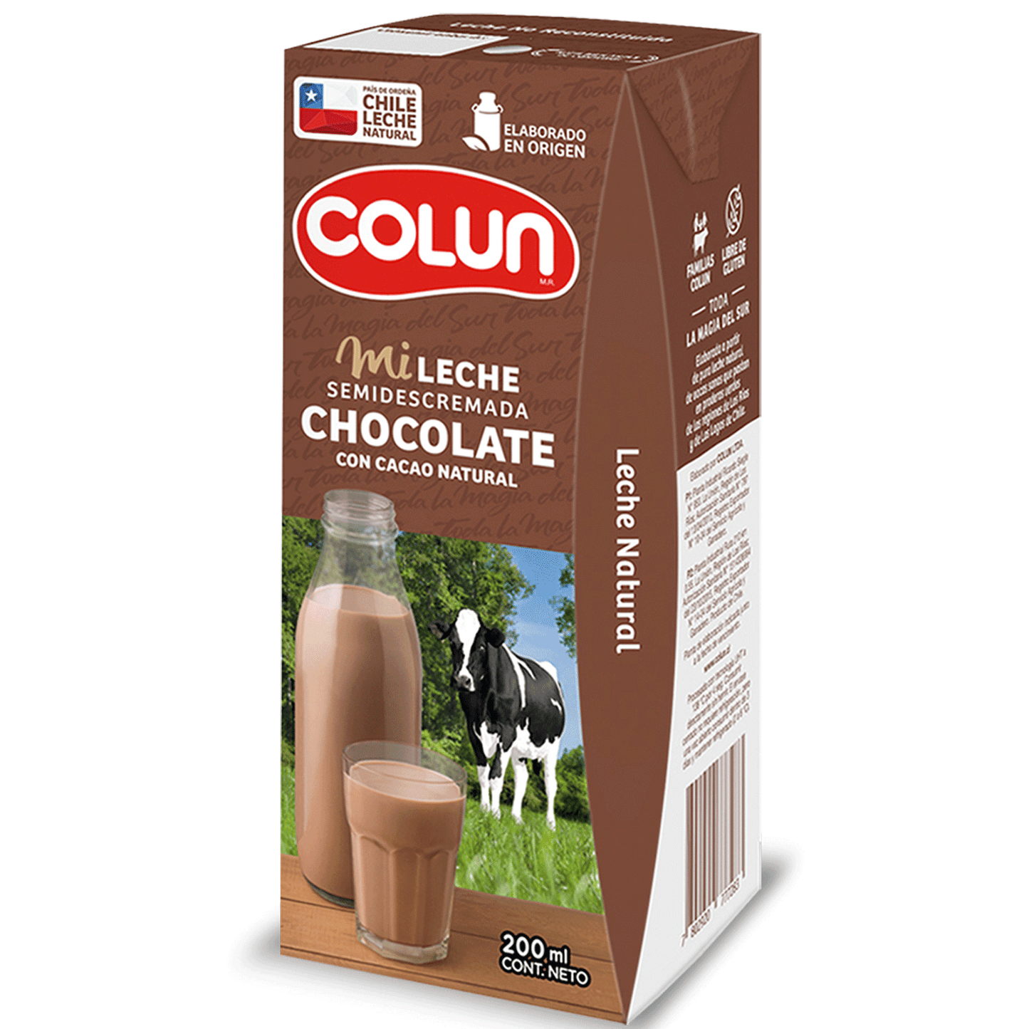 Leche Colun Chocolate6* 200Cc