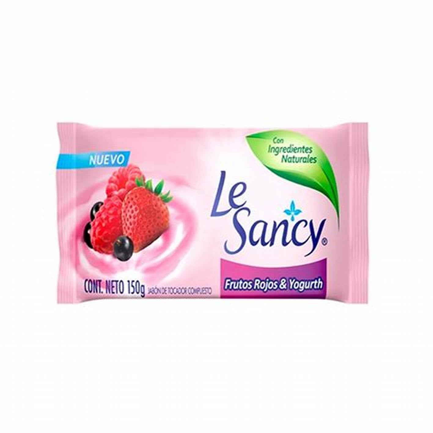 Lesancy Jabon 90G Frutos Rojos & Yogurt