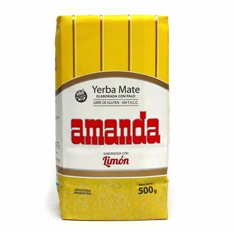 Yerba Mate Amanda Limon 500Grs.
