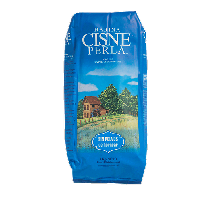 Harina Cisne Perla 1Kg Sin Polvos De Hornear