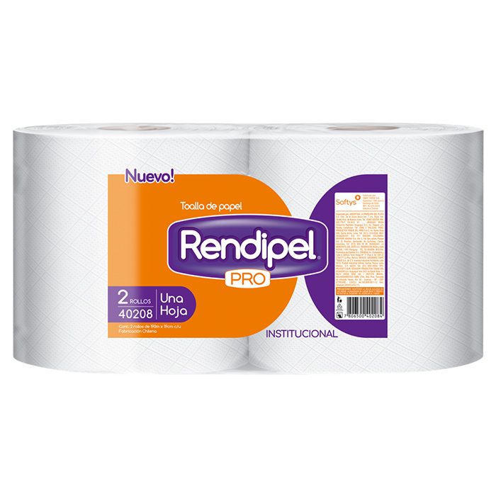 Toallas De Papel Rendipel 190Mt