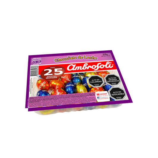Huevos Chocolate 25*210G Ambrosoli