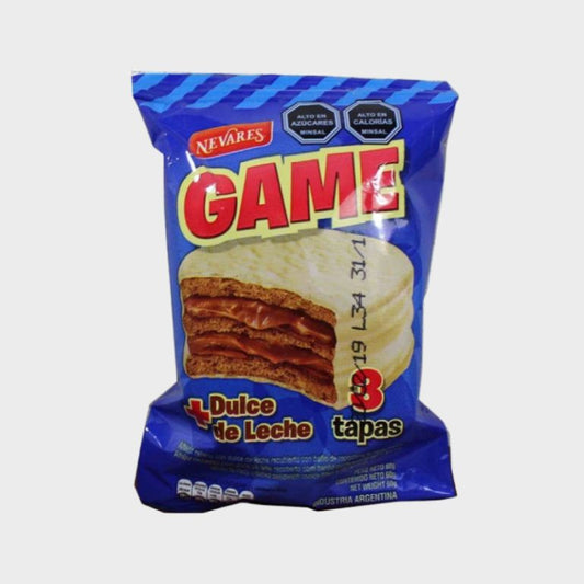 Alfajores Game Blanco 60G