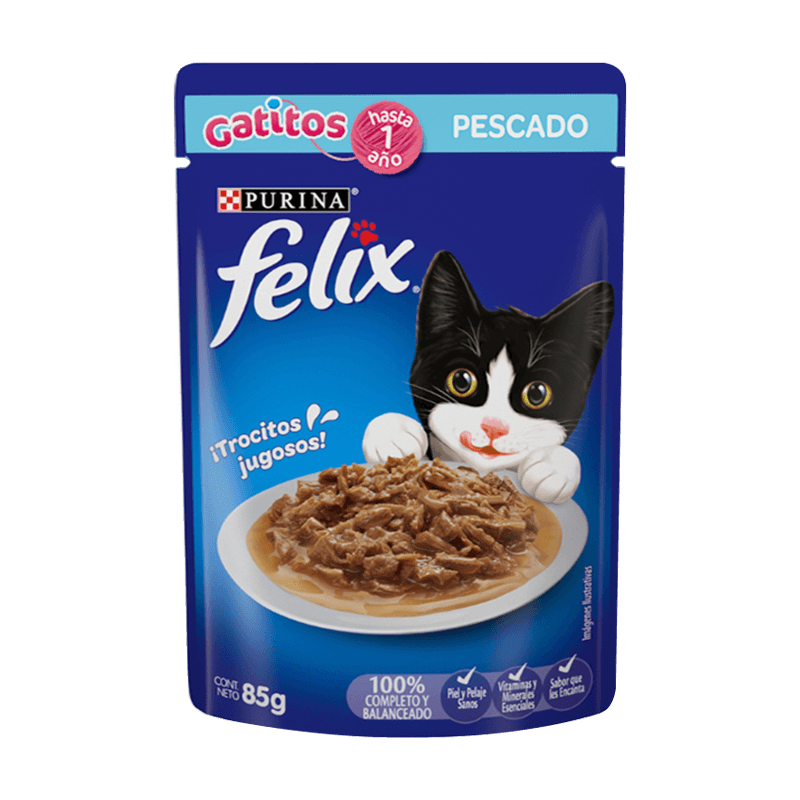 Felix 85G Pescado En Salsa Gatito