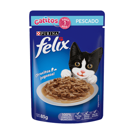 Felix 85G Pescado En Salsa Gatito