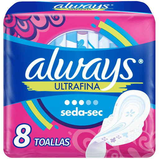Always 8U Ultrafina Dia Seda Sec