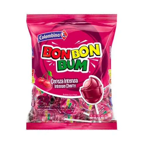 Bon Bon Bum Cereza Intensa 24Unidades
