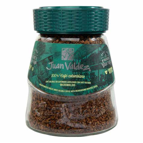 Cafe Juan Valdez 95G Descaf Frasco Liofilizado