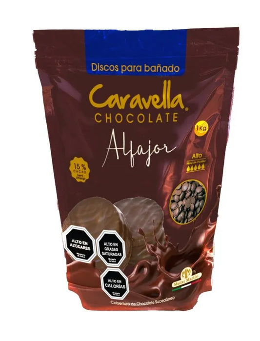 Caravella Discos Cobertura Alfajor 1Kg
