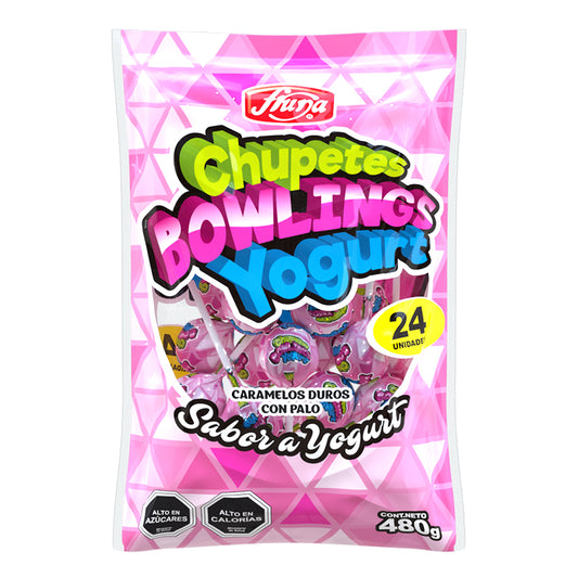 Chupete Bowlings Yogurt 24 Und
