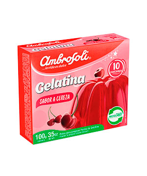 Gelatina 100G Ambrosoli Cereza
