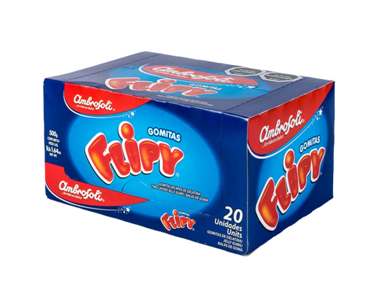 Gomitas Flipy 500g 20 unidades de 90Gr Ambrosoli