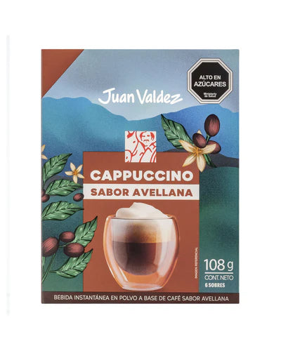 Juan Valdez Sabor Avellana 108 gramos 6 unidades