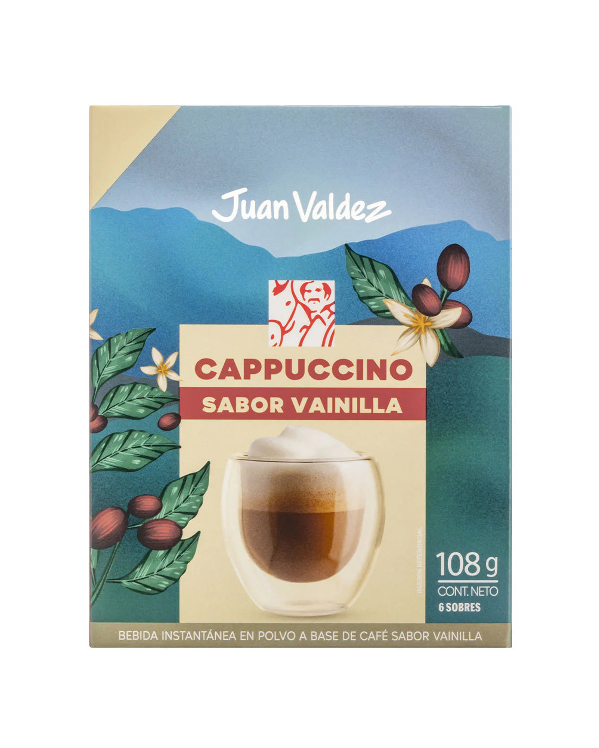 Juan Valdez Sabor Vainilla 108 gr 6 unidades