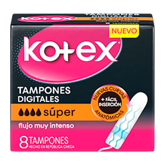 Kotex Tampones Super 8Ud