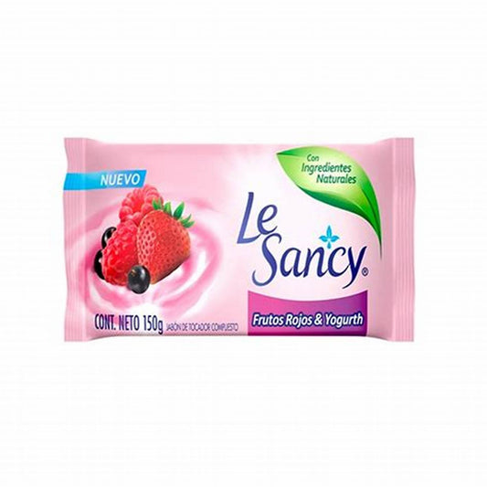 Lesancy Jabon 90G Frutos Rojos & Yogurt