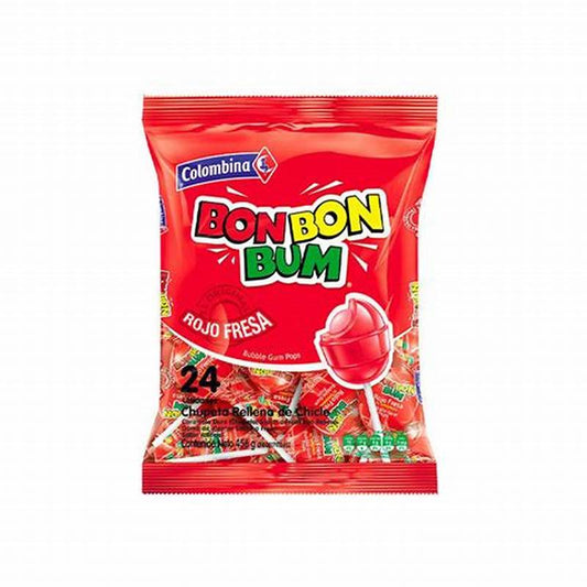 Bom Bon Bun Fresa Rojo 24 und.