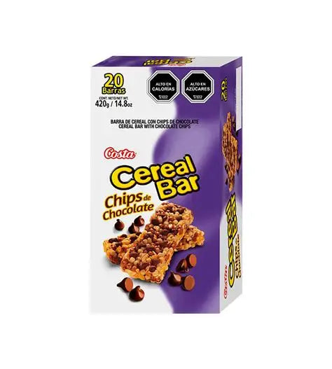 Cerealbar Chips Chocolate 20 unidades de 21g