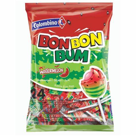 Coyac Bom Bom Bum Sandia 456G 24 Unidades