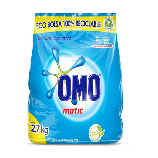 Omo 2.7Kg Matic Multiaccion Bolsa
