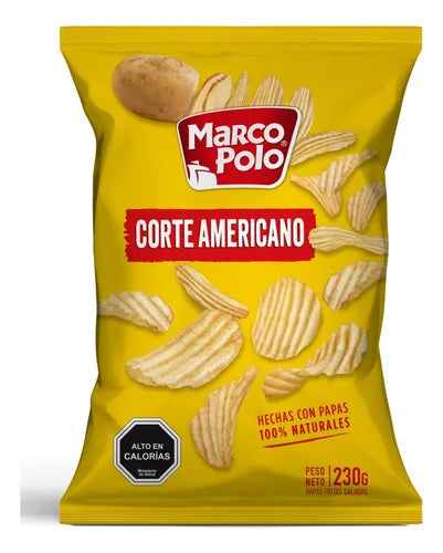 Papas Fritas 230G Corte Americano Marco Polo