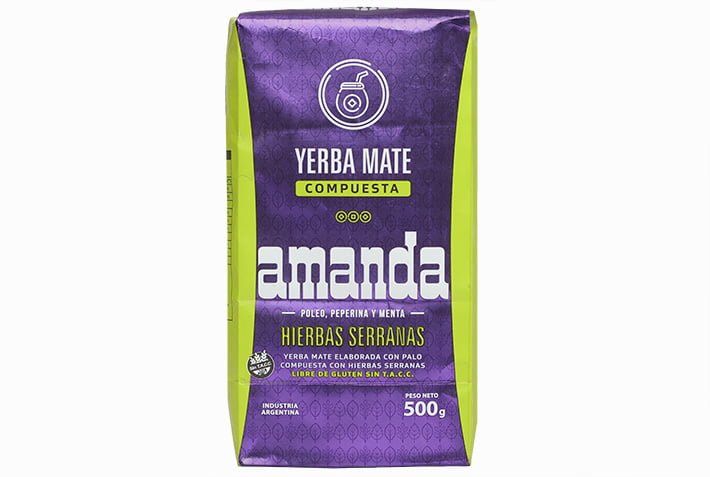 Yerba Mate Amanda Hierbas Serranas 500Grs.