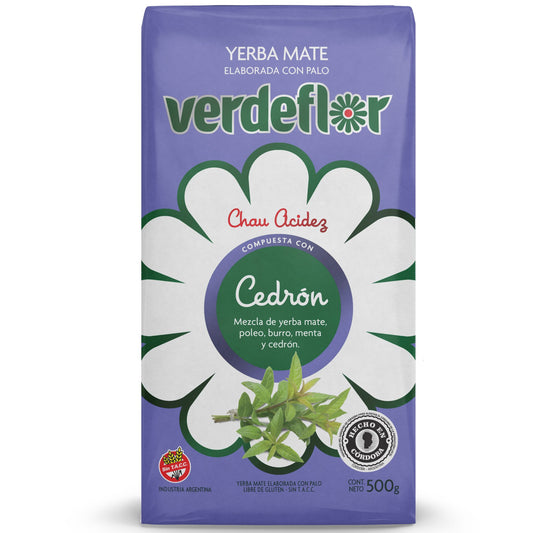 Yerba Mate Verdeflor Cedron 500Gr