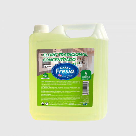 Doña Fresia Cloro Tradicional 5 Litros