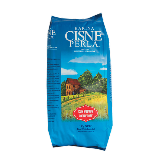 Harina Cisne Con Polvos De Hornear 1Kg